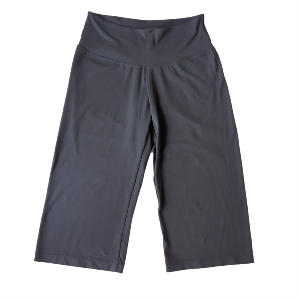 Fila Athletic Crop Capris Yoga Pants SMALL Gray